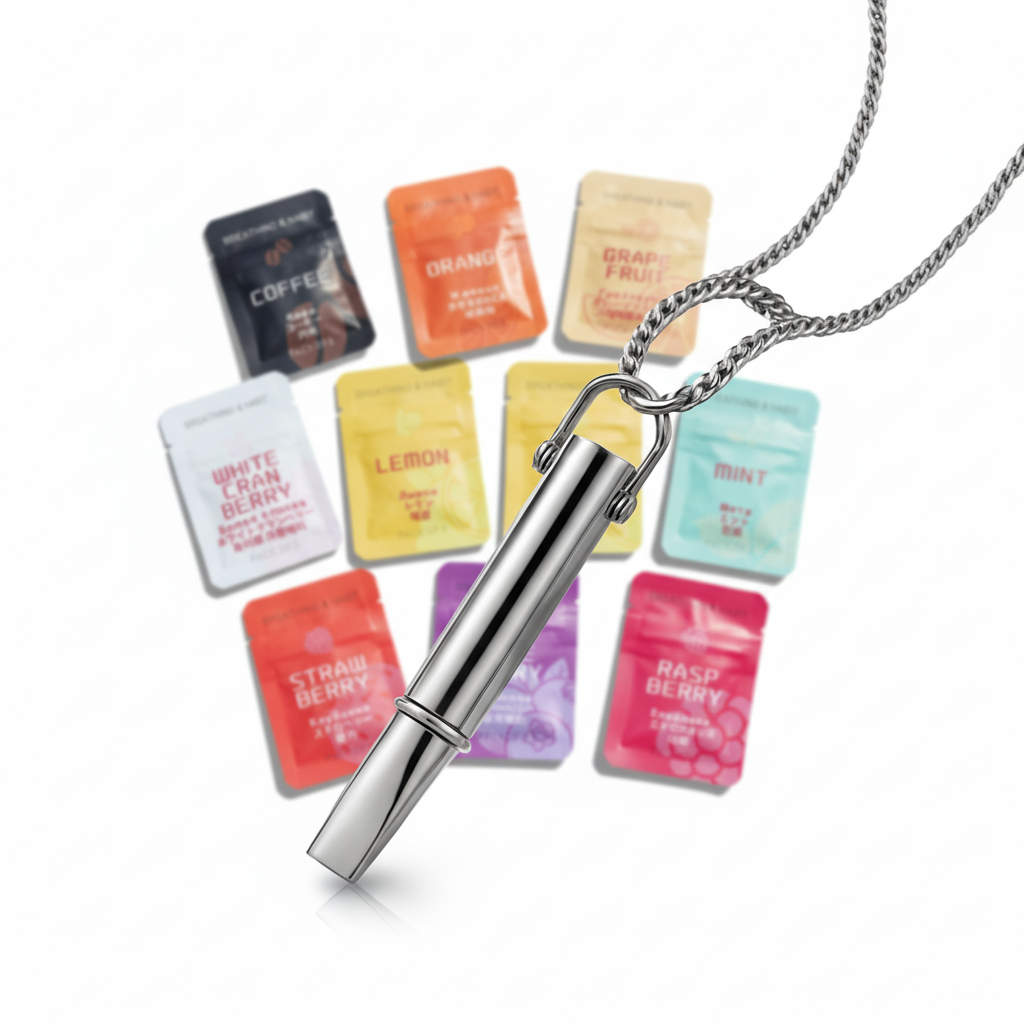 vape necklace with flavour Breath Free Calm Necklace – Calmora&Co