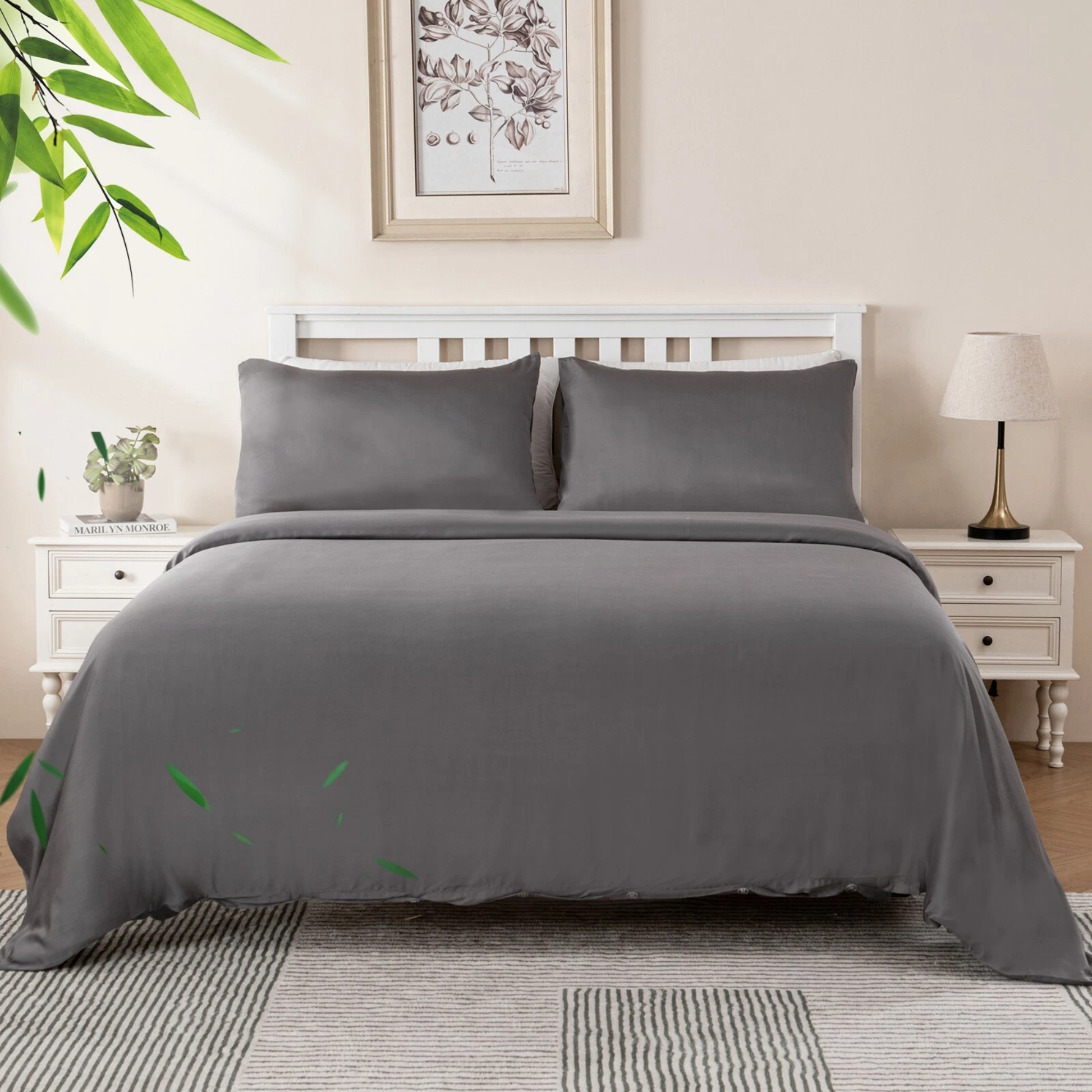 Calmora™ 100% Bamboo Quilt Cover Set
