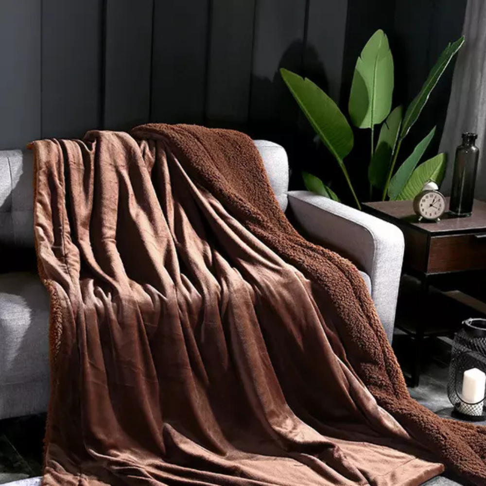 Sherpa Throw Blanket