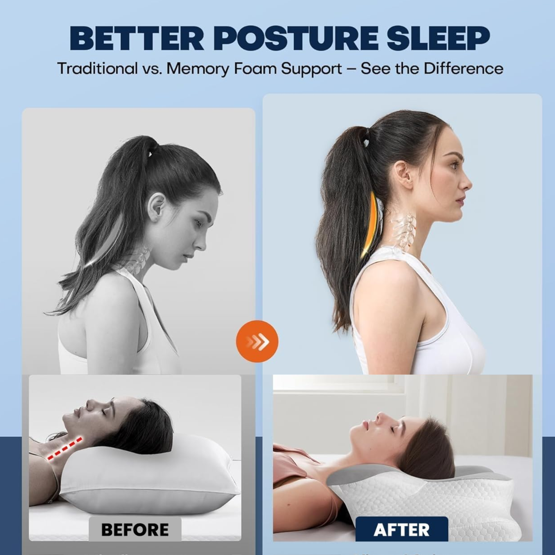 HaloRest™ Contour Relief Pillow