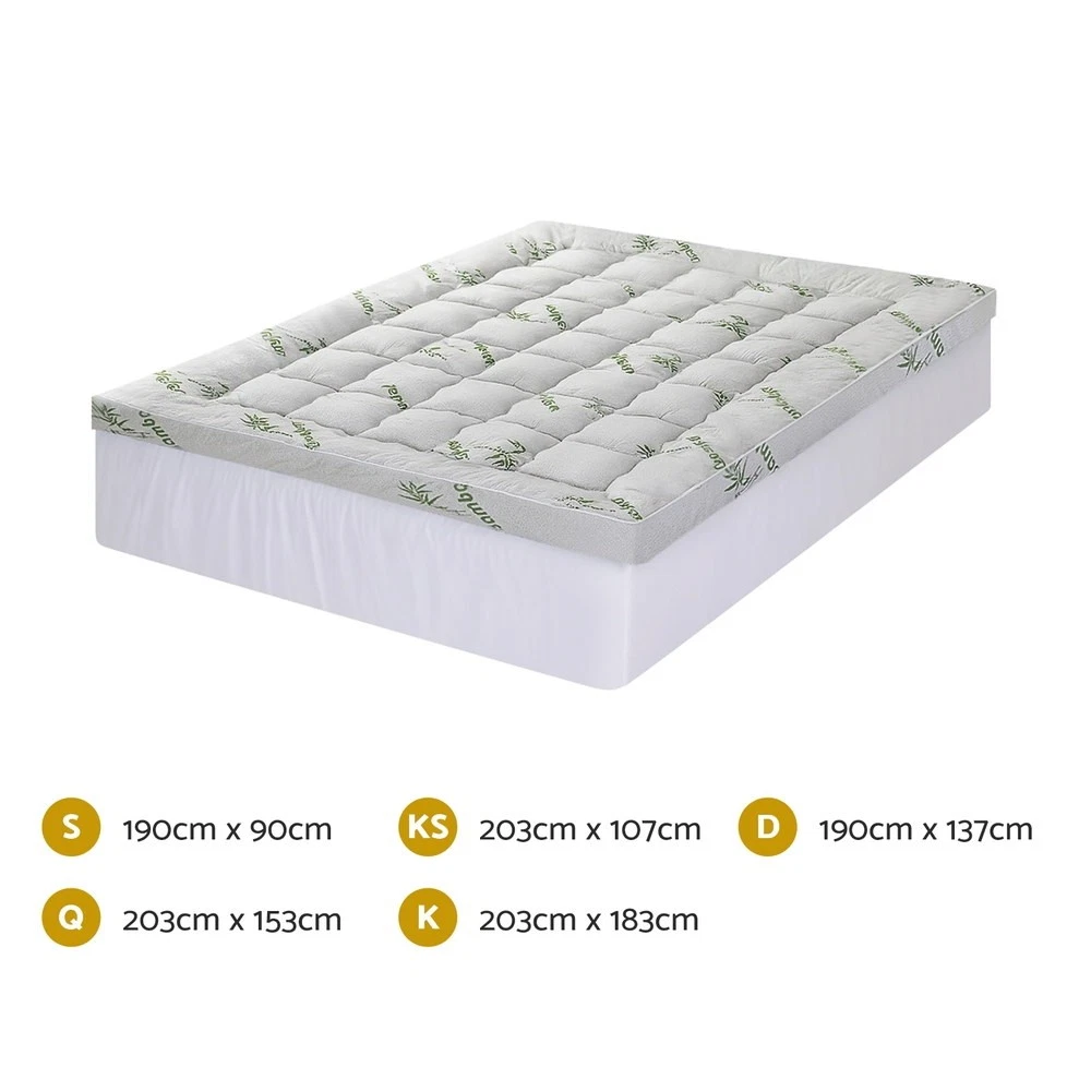 Calmora™ Bamboo Mattress Topper