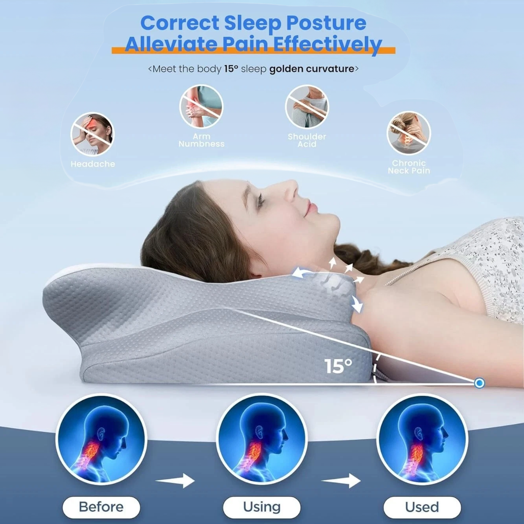 HaloRest™ Contour Relief Pillow