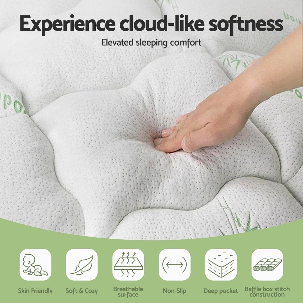 Calmora™ Bamboo Mattress Topper