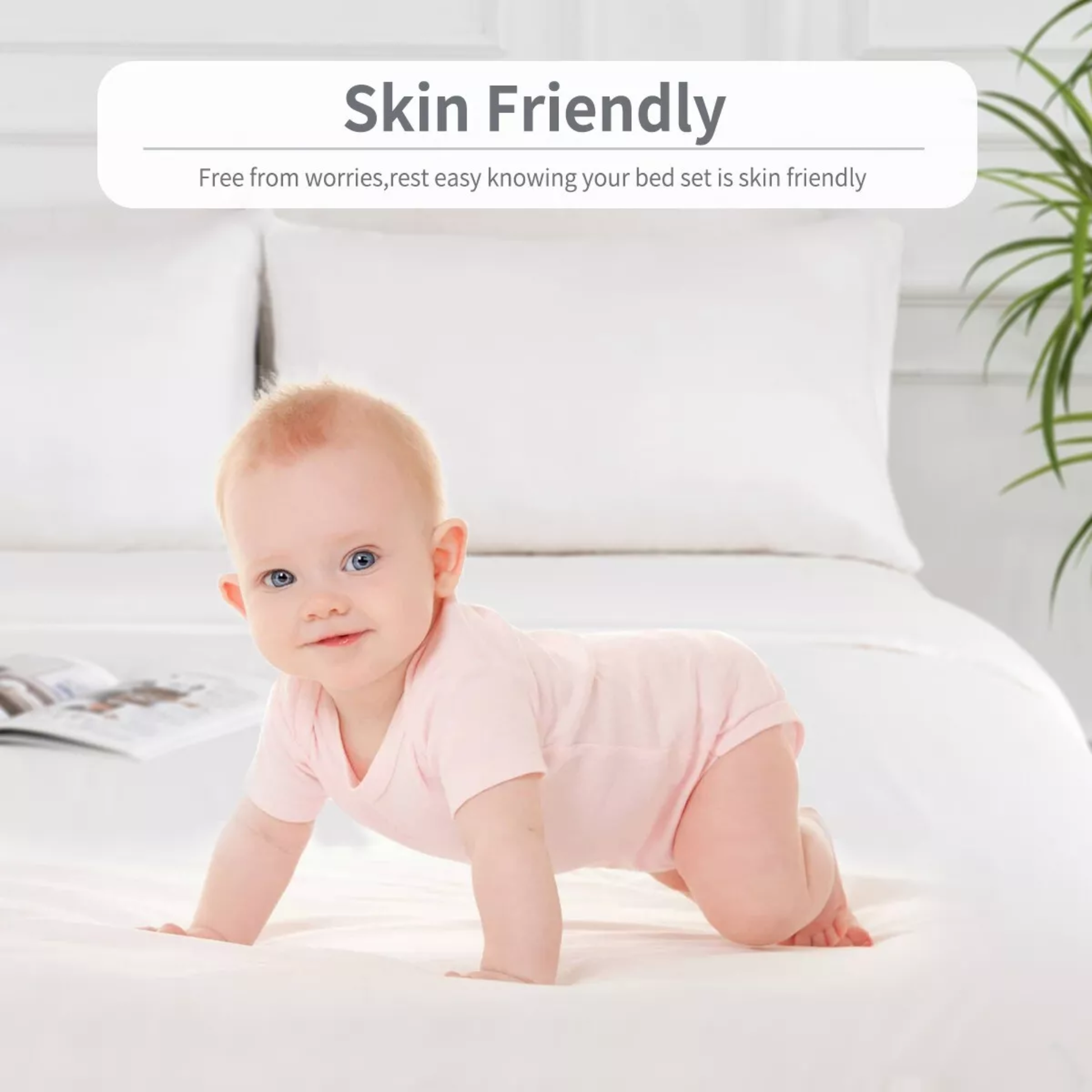 Calmora™ 100% Bamboo Quilt Cover Set