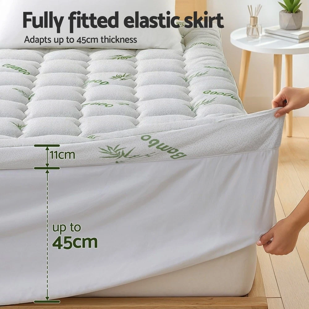 Calmora™ Bamboo Mattress Topper